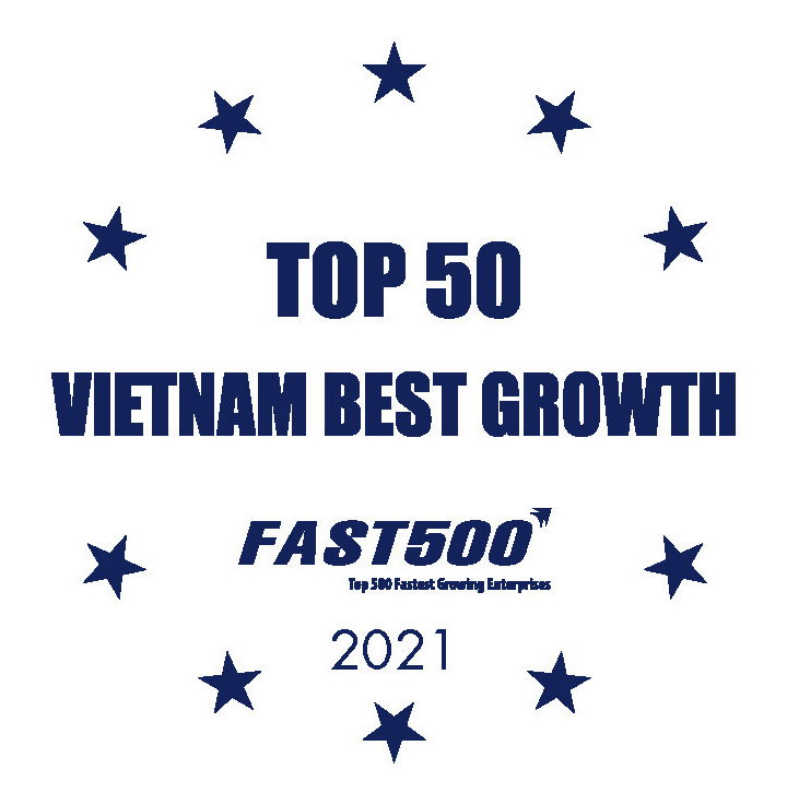 TOP 50 DOANH NGHIỆP TĂNG TRƯỞNG XUẤT SẮC NHẤT VIỆT NAM NĂM 2021