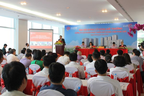 Phát Đạt tổ chức Đại hội đồng Cổ đông bất thường