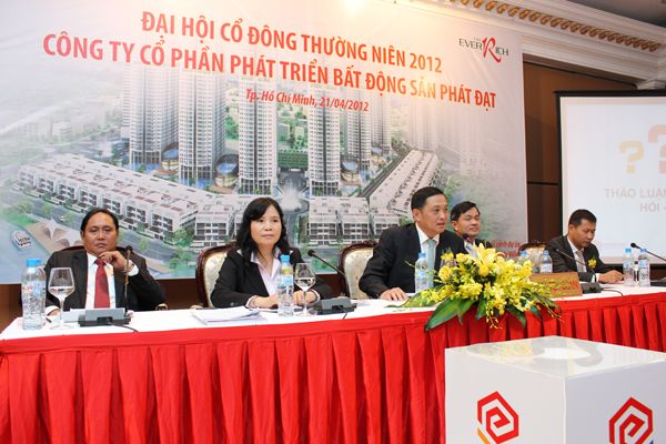 Đại hội đồng cổ đông thường niên công ty Phát Đạt năm 2012