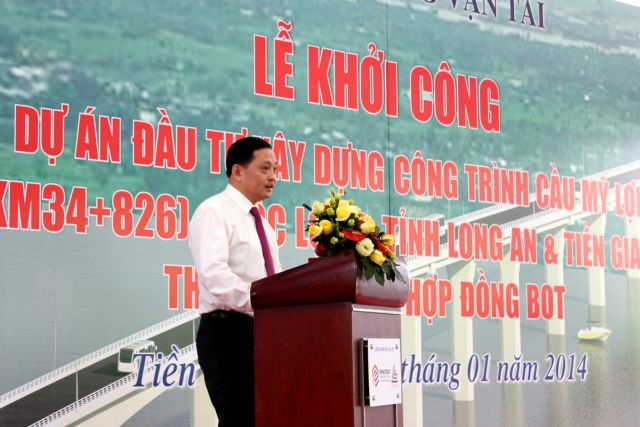 Khởi công xây dựng dự án Cầu Mỹ Lợi