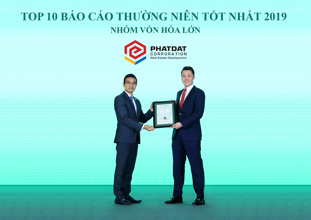 Phát Đạt được vinh danh Top 10 giải thưởng Báo Cáo Thường Niên tốt nhất năm 2019