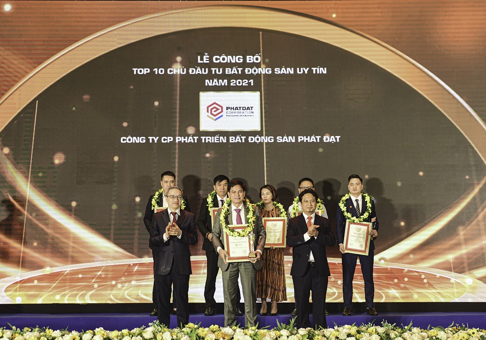 Phat Dat awared top reputable property developers and vietnam best growth