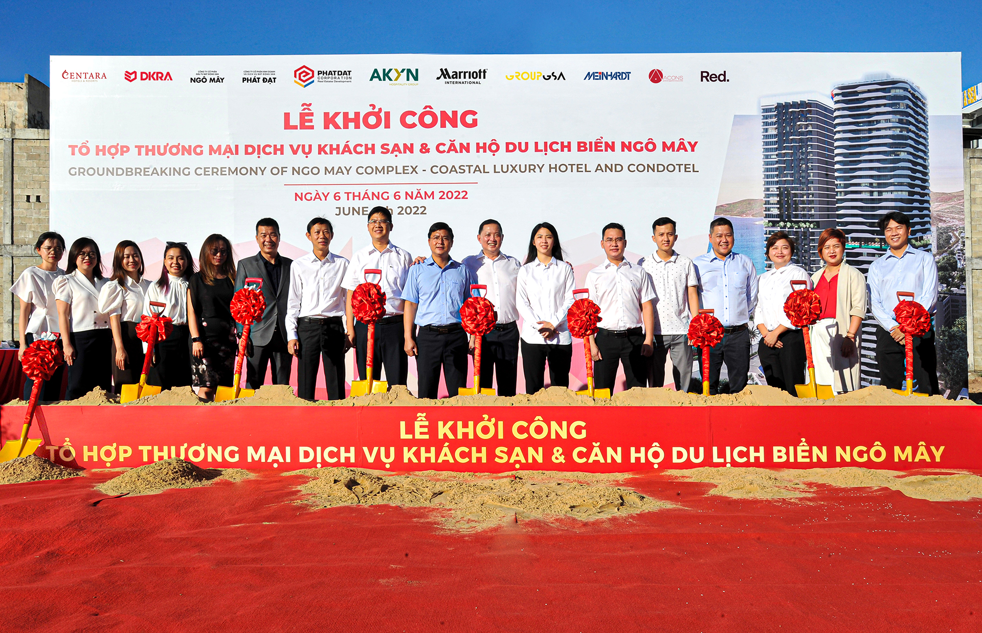 Khởi công tổ hợp khách sạn và căn hộ du lịch biển Ngô Mây