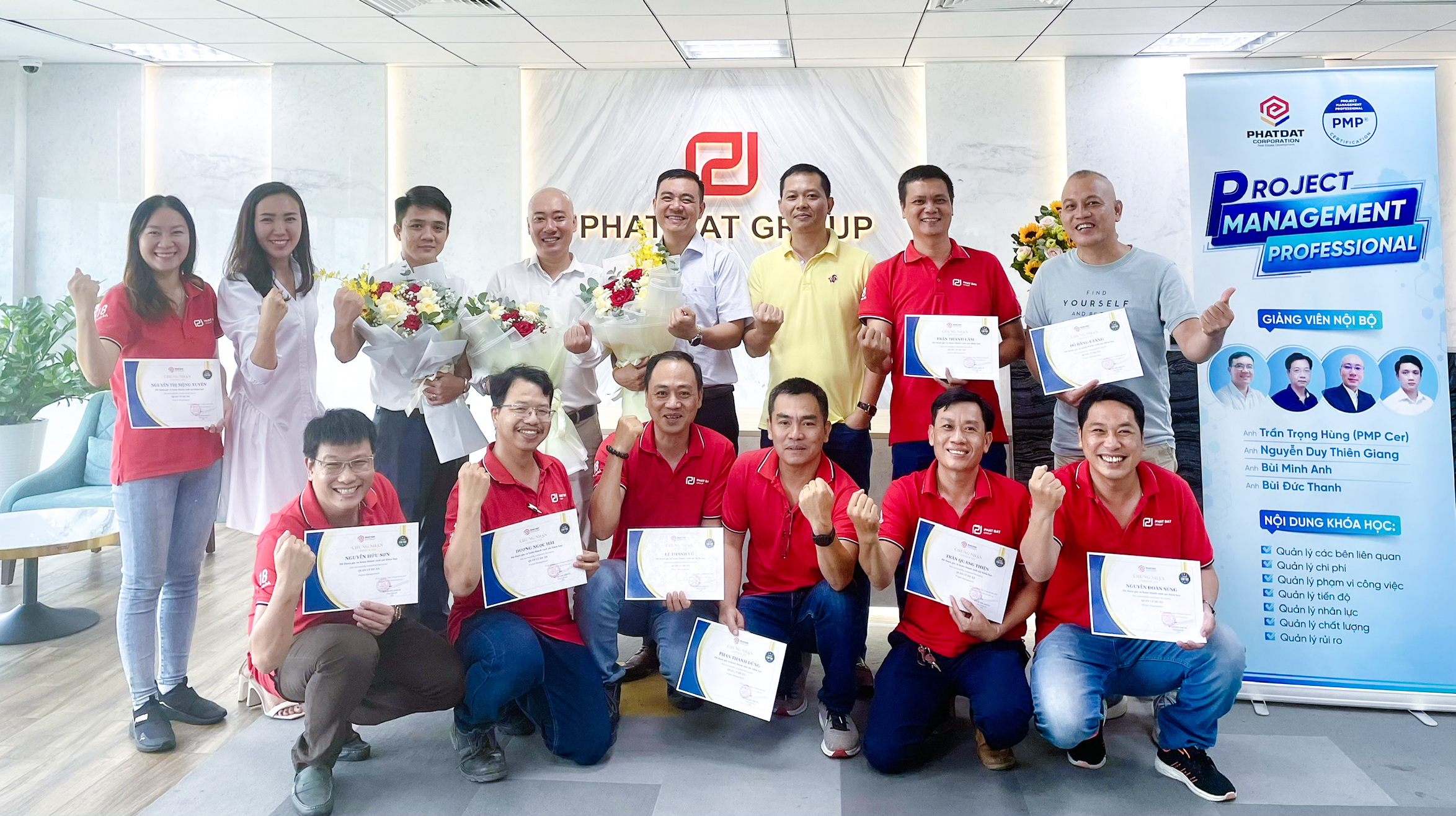 Phát Đạt tổ chức thành công khóa đào tạo quản lý dự án