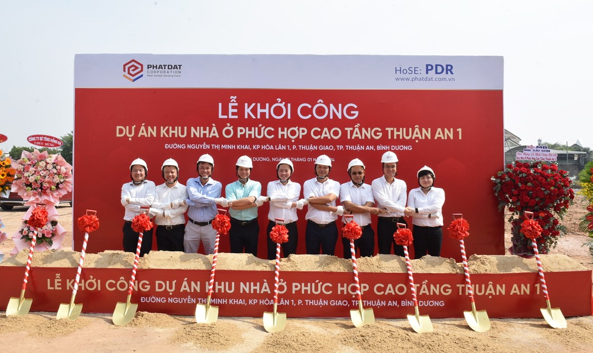 Phat Dat commences construction of Thuan An 1 High-rise Residential Complex in Binh Duong