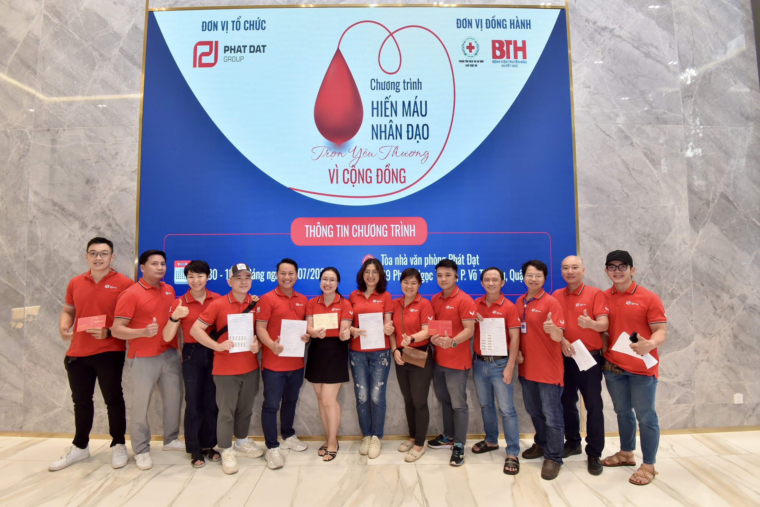 Phat Dat joins Blood Donation program "Sharing Love For The Community"