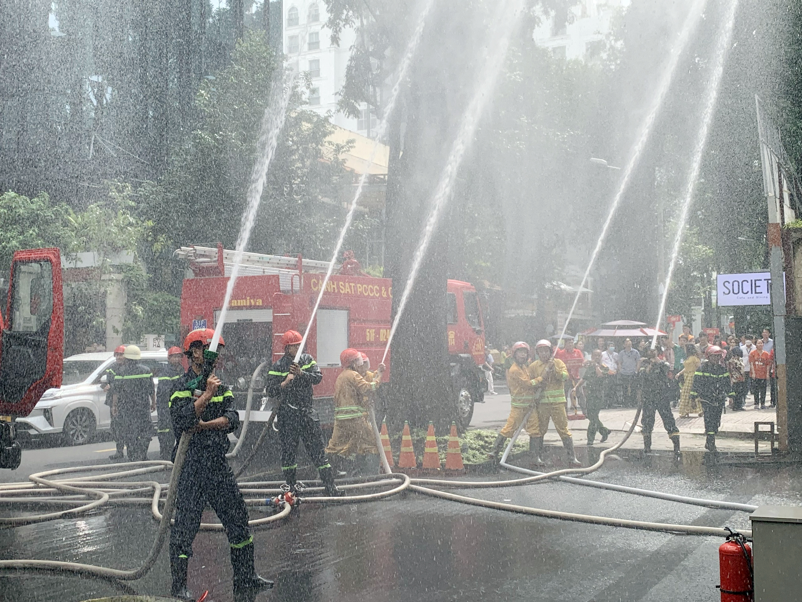 Firefighting and Rescue Drill at Phat Dat Group Building