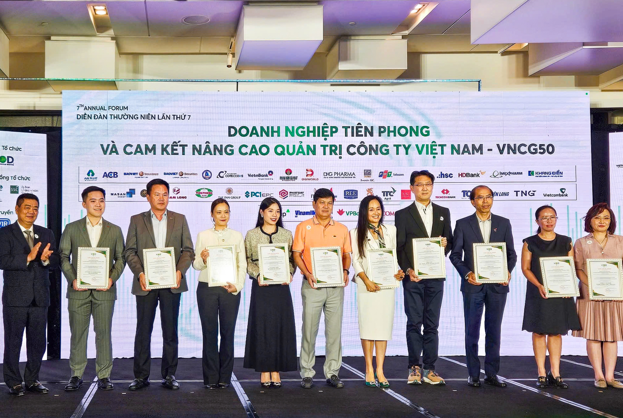 PDR: Top 50 Doanh nghiệp thực hành quản trị công ty tốt nhất - VNCG50