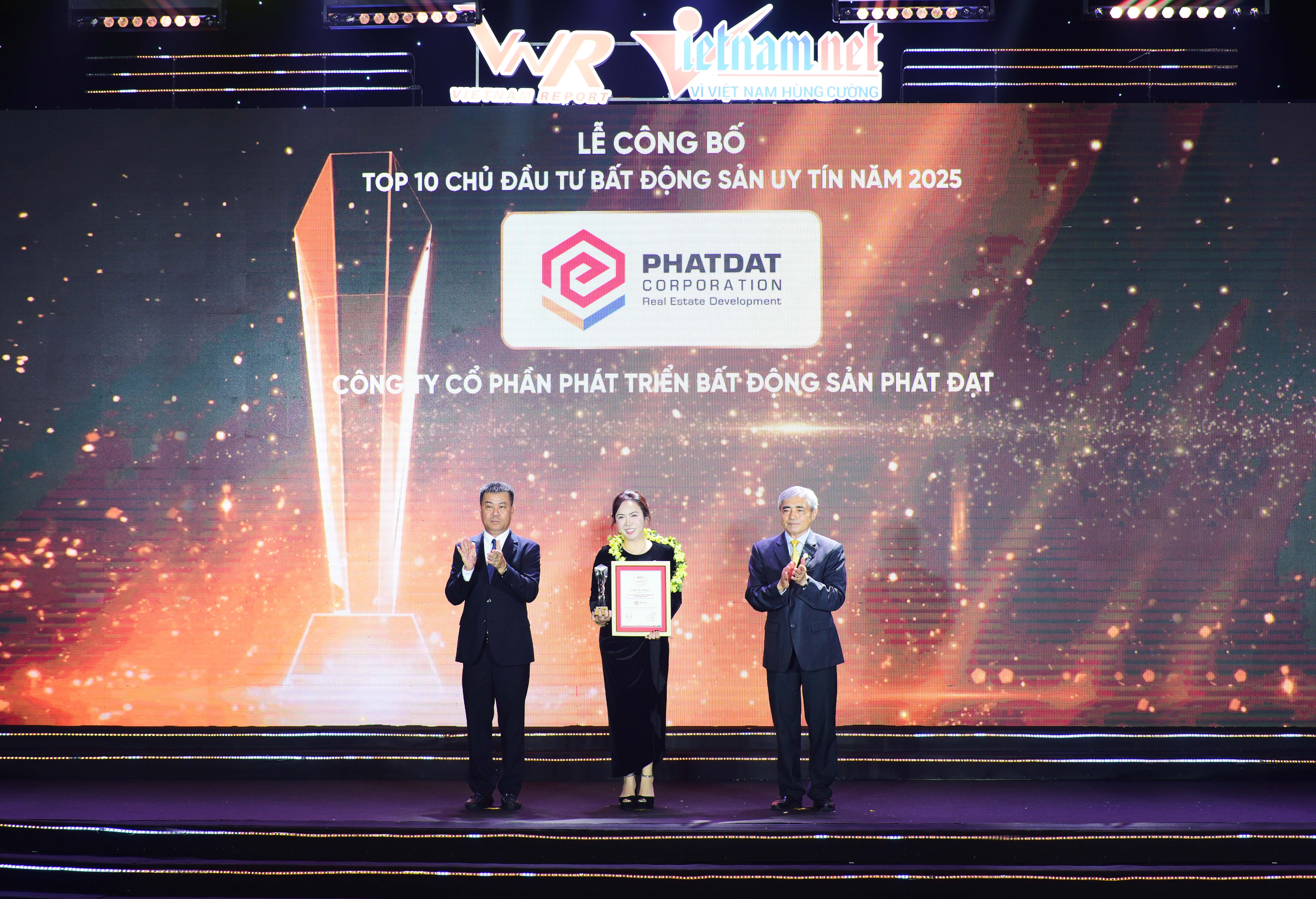 Phat Dat in Top 10 Most Reputable Real Estate Companies for 5 Consecutive Years