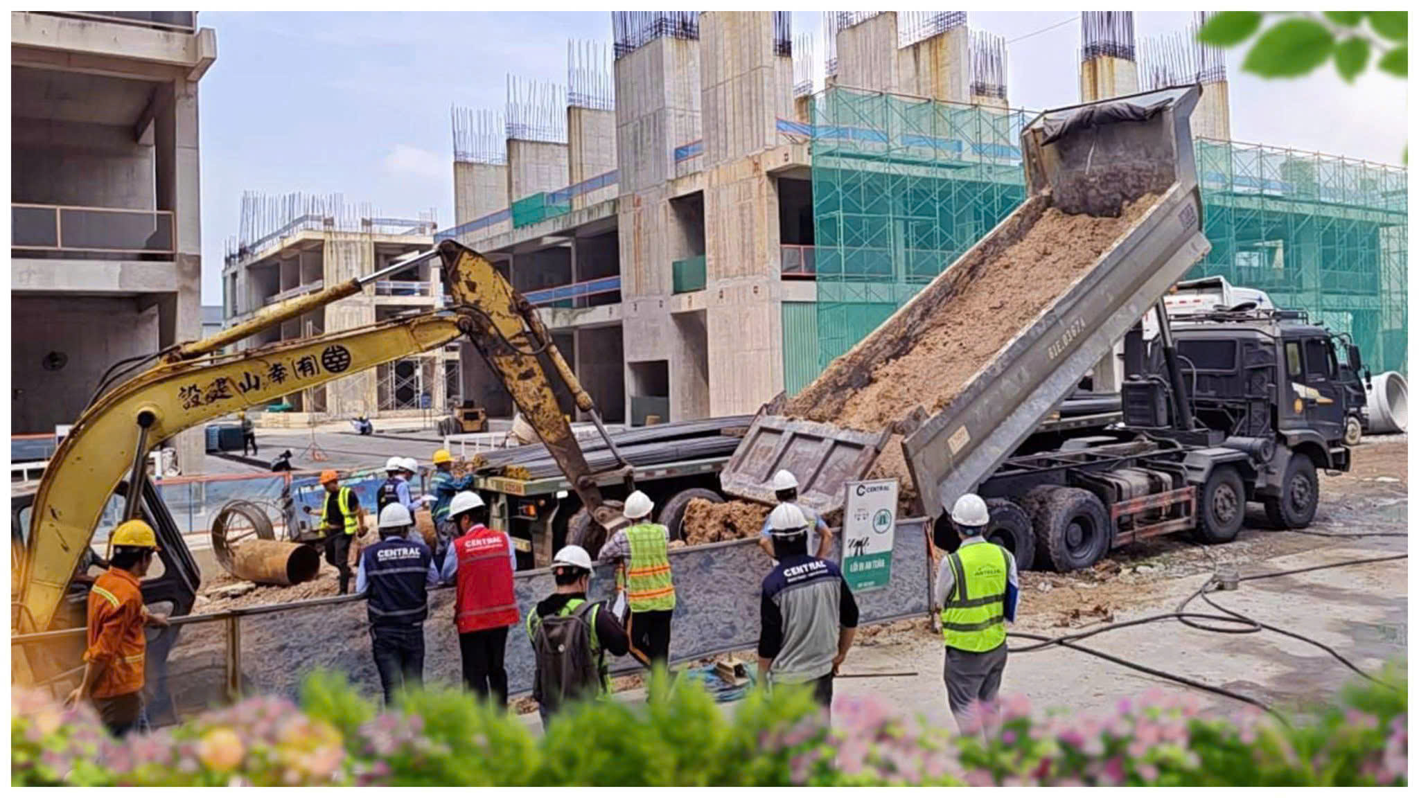 Cập nhật tiến độ thi công dự án La Pura tháng 08/2025: Tăng tốc mỗi ngày